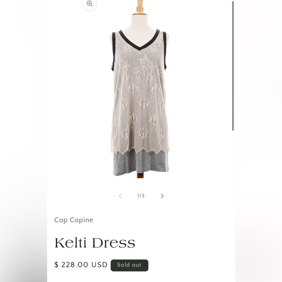 Lily By Firmiana Crochet Lace Boho Fringe Tank Top Tunic Cover Up XL - Picture 5 of 8